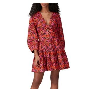 DEREK LAM 10 CROSBY
Drop Waist Floral Mini Dress
Size 4